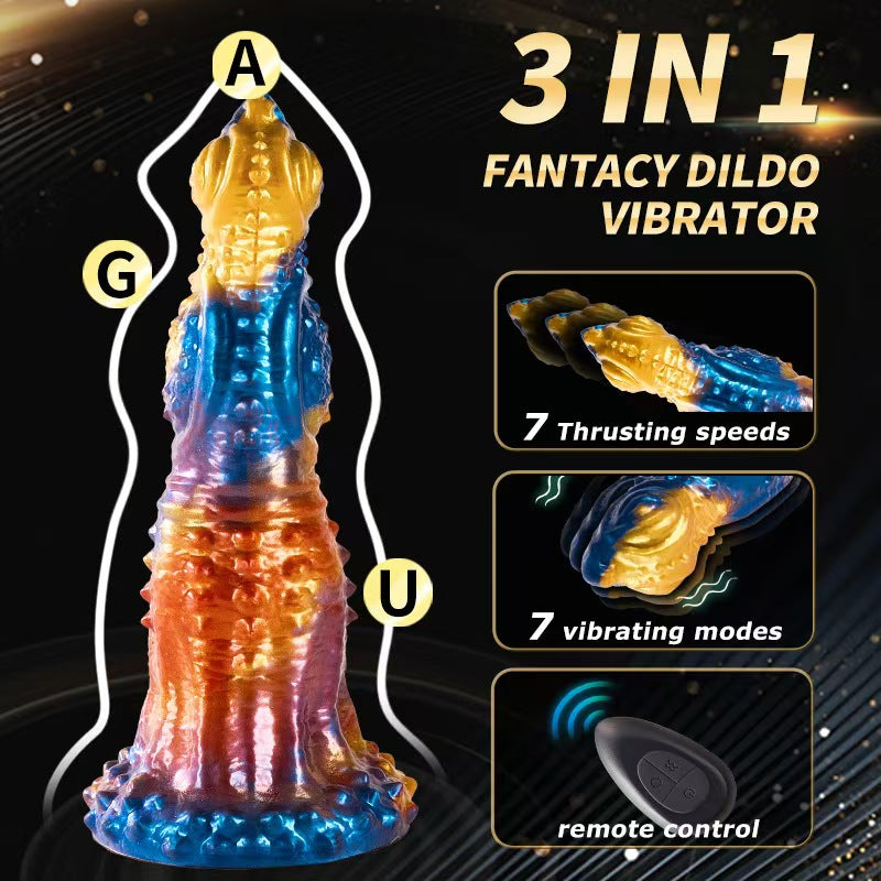 Werewolf Monster Vibrerende Dildo Met Afstandsbediening