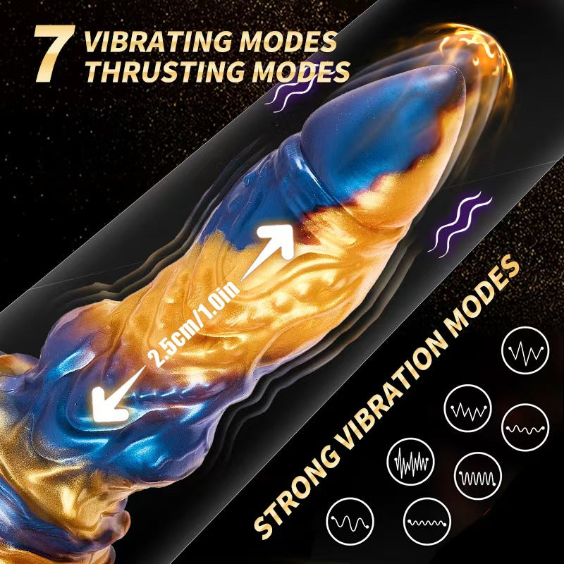 Fantasy Monster Siliconen Stotende Dildo