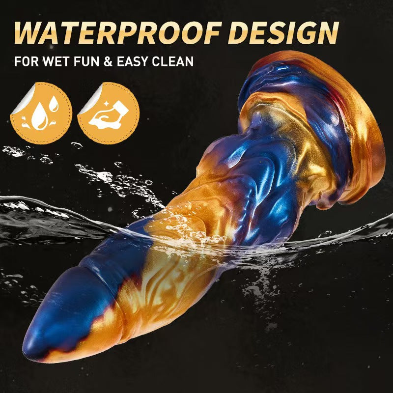 Fantasy Monster Siliconen Stotende Dildo