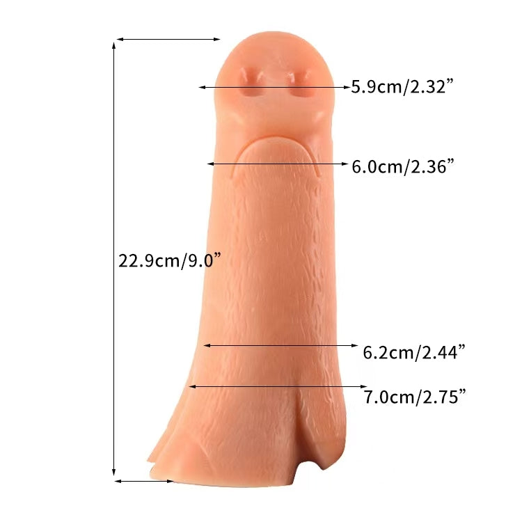 Pig Dildo Monster Met Varkensneus Grote