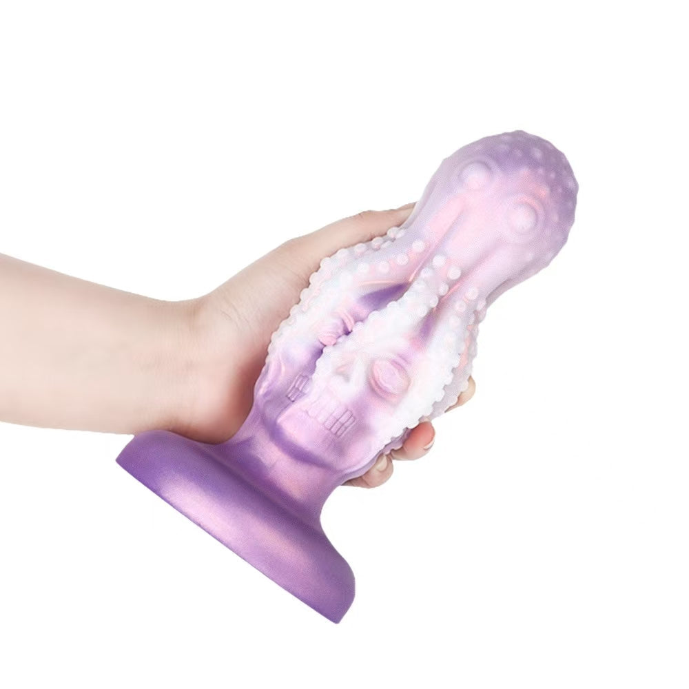 Monster Buttplug Met Schedel En Octopustentakels