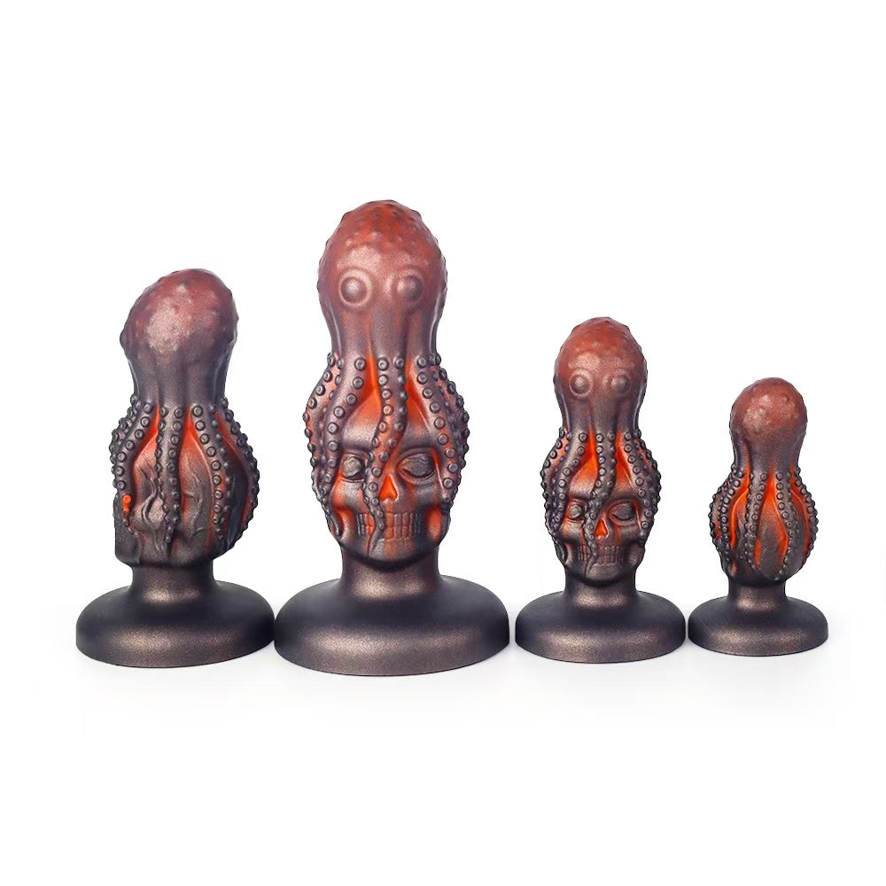 Monster Buttplug Met Schedel En Octopustentakels