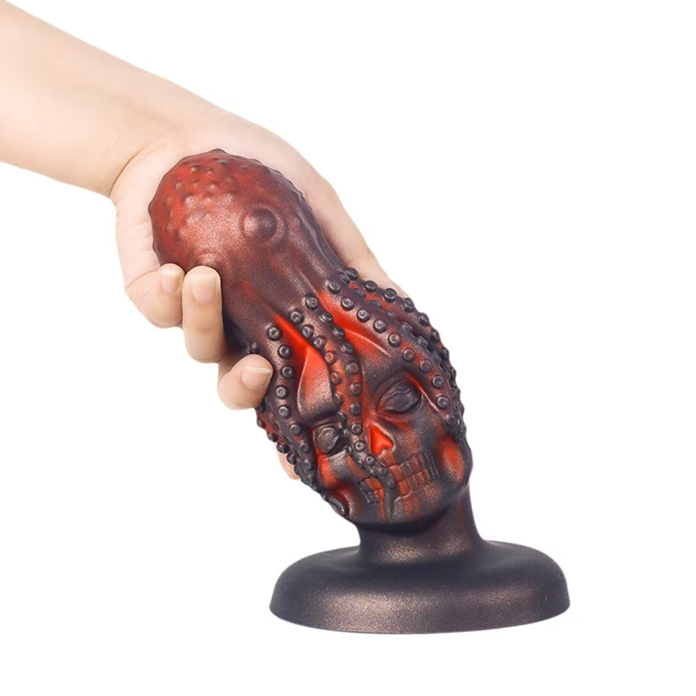 Monster Buttplug Met Schedel En Octopustentakels
