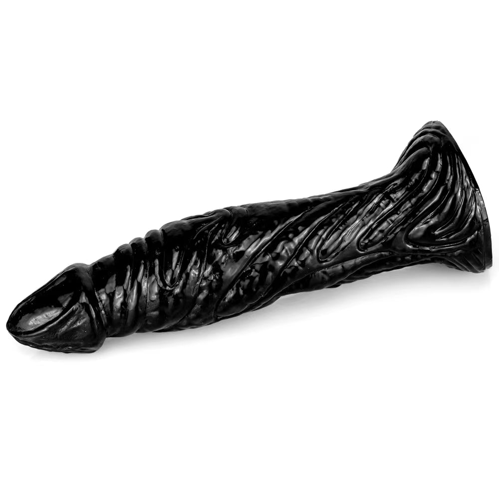 27cm Paars Fantasy Monsterdildo Met Dikke