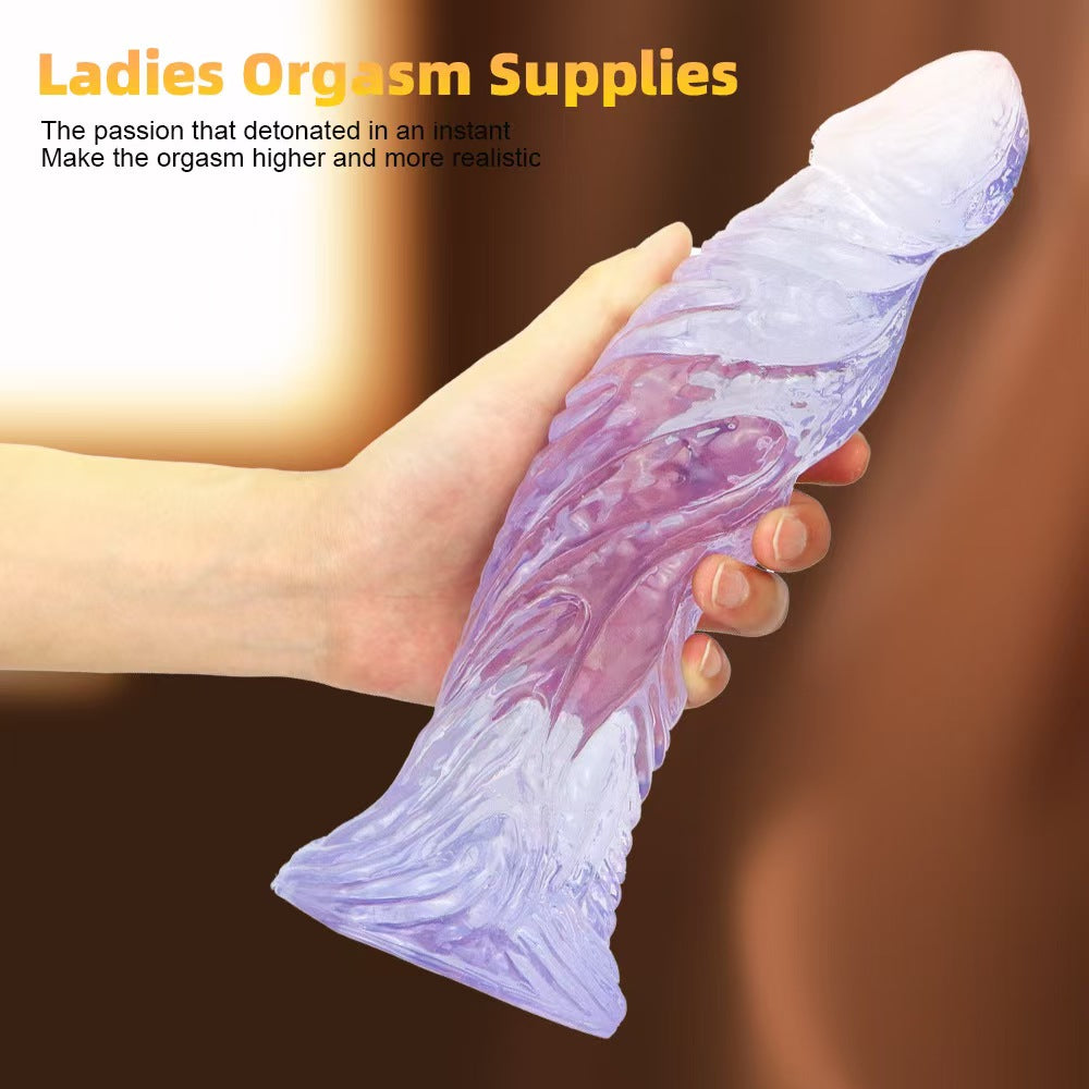 27cm Paars Fantasy Monsterdildo Met Dikke