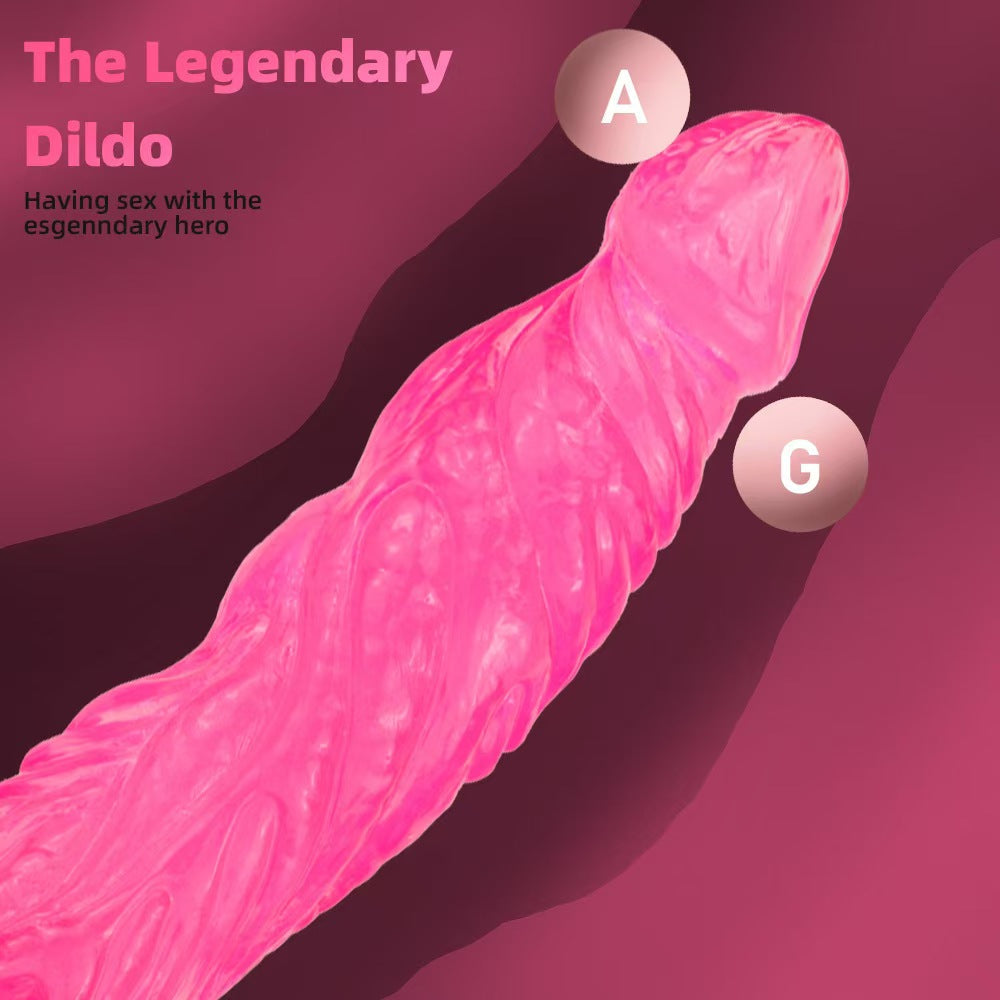 27cm Paars Fantasy Monsterdildo Met Dikke