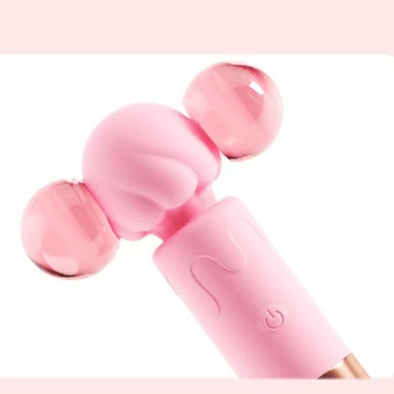 Roze Verwarmde Clitoris Stimulator Massage Wand