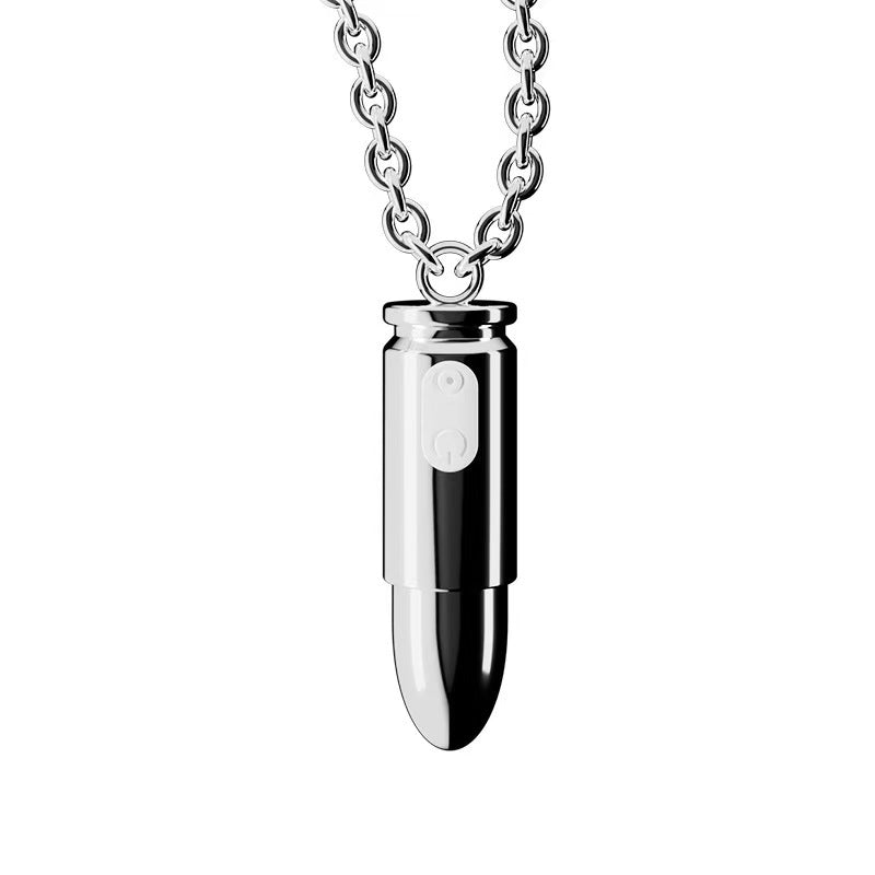 Zilveren Ketting Bullet Vibrator Met Afstandsbediening