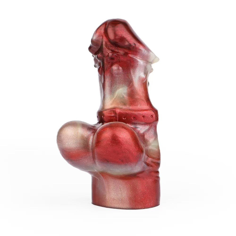 Dog Knot BDSM Leather Straps Dildo Gag