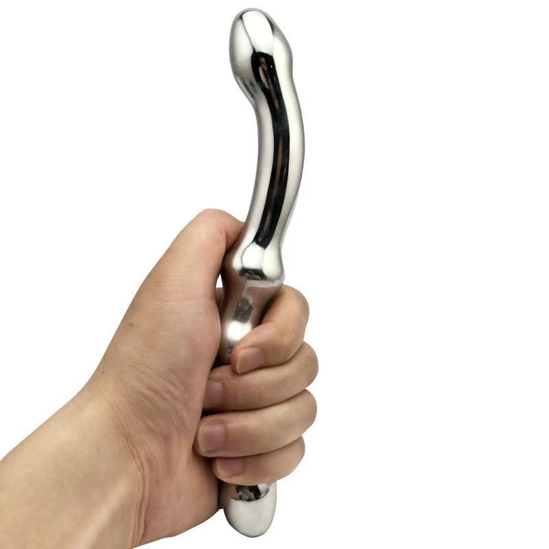 RVS Temperatuurspel  Anal Doppeldildo