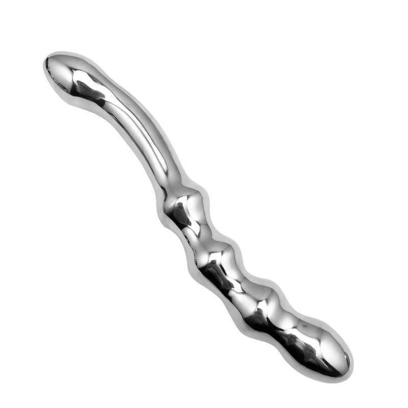 RVS Temperatuurspel  Anal Doppeldildo