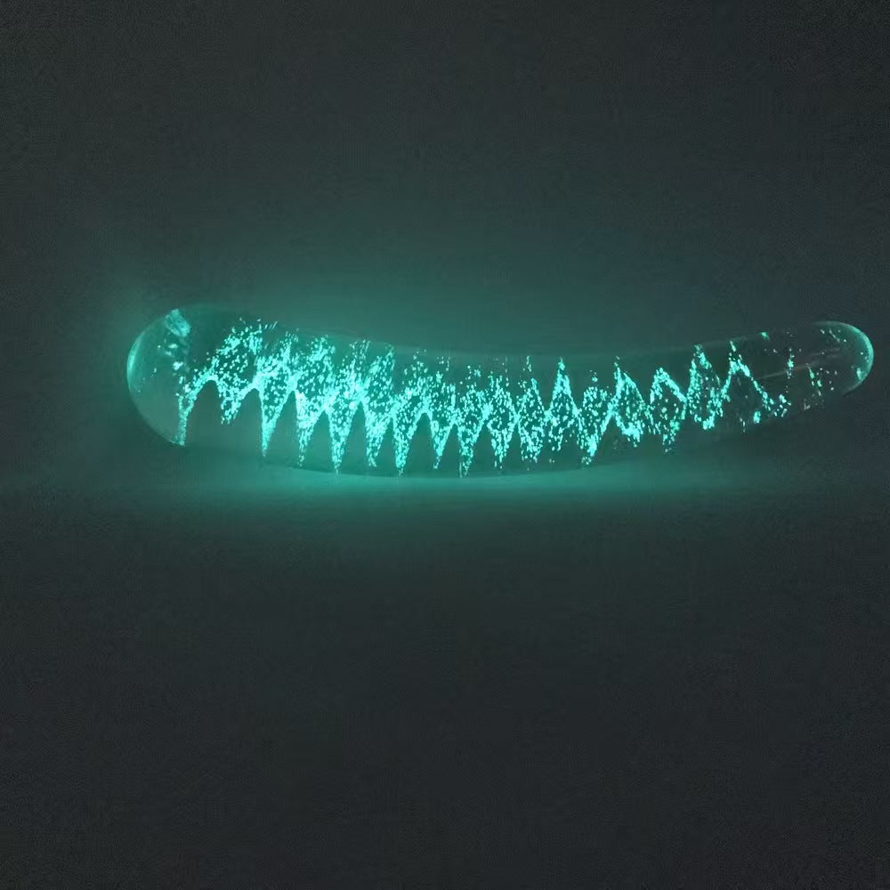 Firefly Glazen G-Spot Dildo met Glow Effect