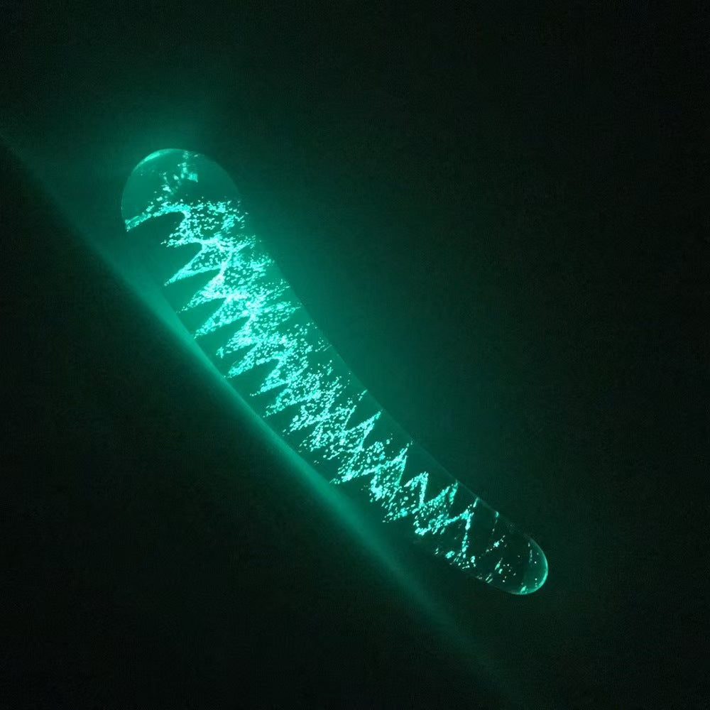 Firefly Glazen G-Spot Dildo met Glow Effect