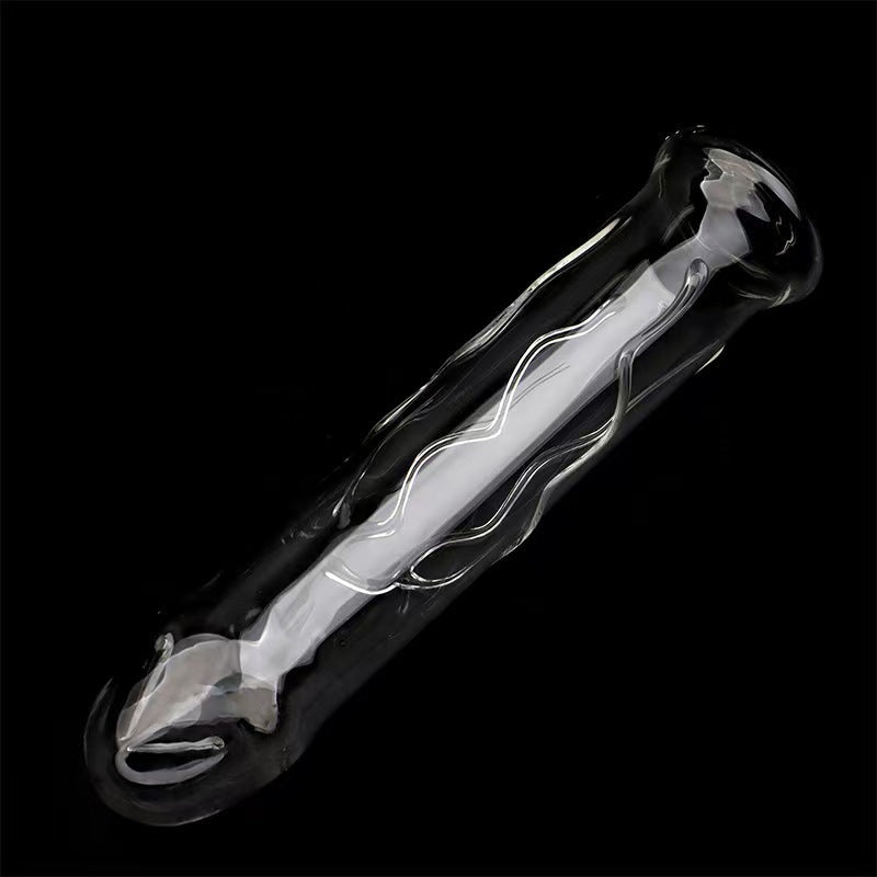 Glazen Dildo Vulbare Holle Temperatuurspel Speeltje