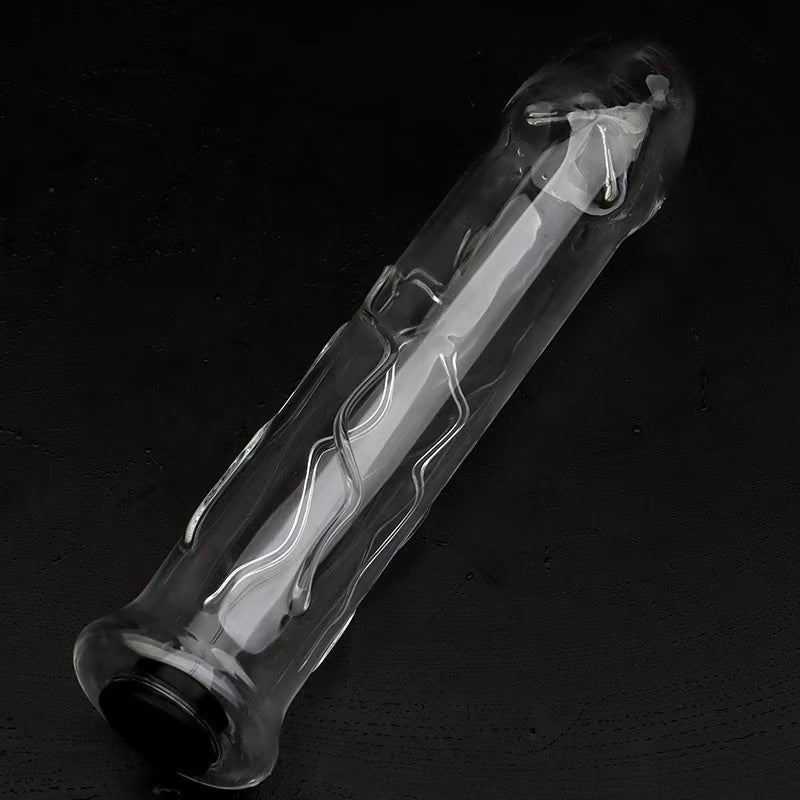 Glazen Dildo Vulbare Holle Temperatuurspel Speeltje