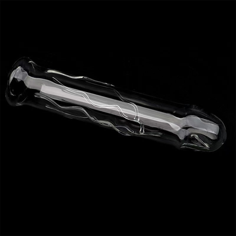 Glazen Dildo Vulbare Holle Temperatuurspel Speeltje