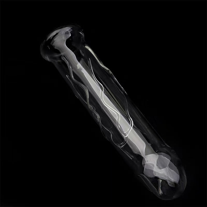 Glazen Dildo Vulbare Holle Temperatuurspel Speeltje