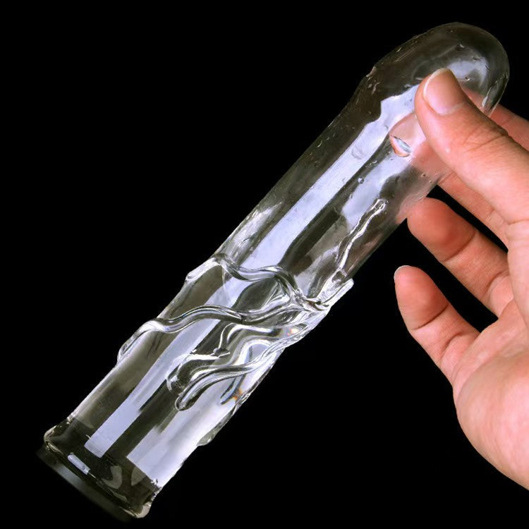 Glazen Dildo Vulbare Holle Temperatuurspel Speeltje