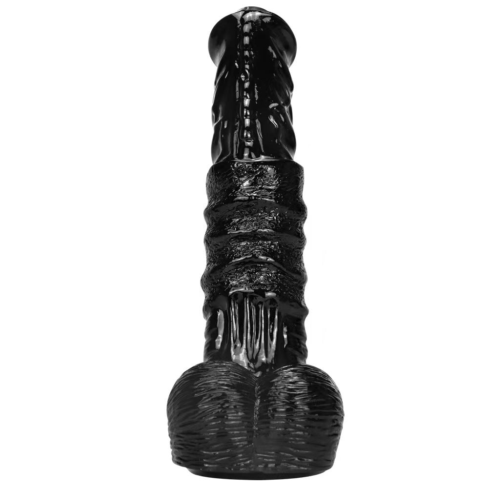 25 cm Zwarte Big Horse Dildo Van Rubber
