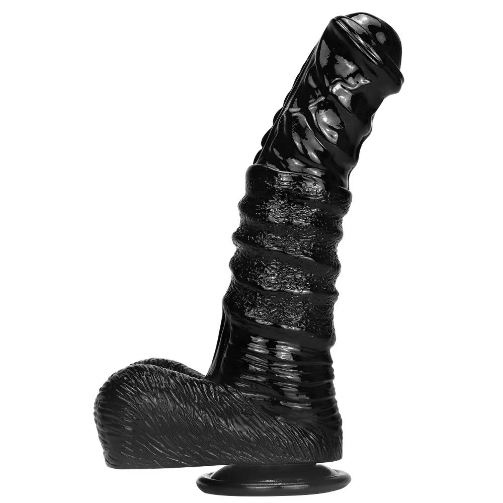 25 cm Zwarte Big Horse Dildo Van Rubber