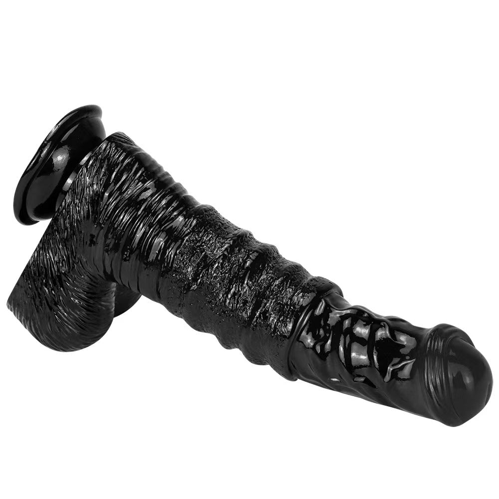 25 cm Zwarte Big Horse Dildo Van Rubber