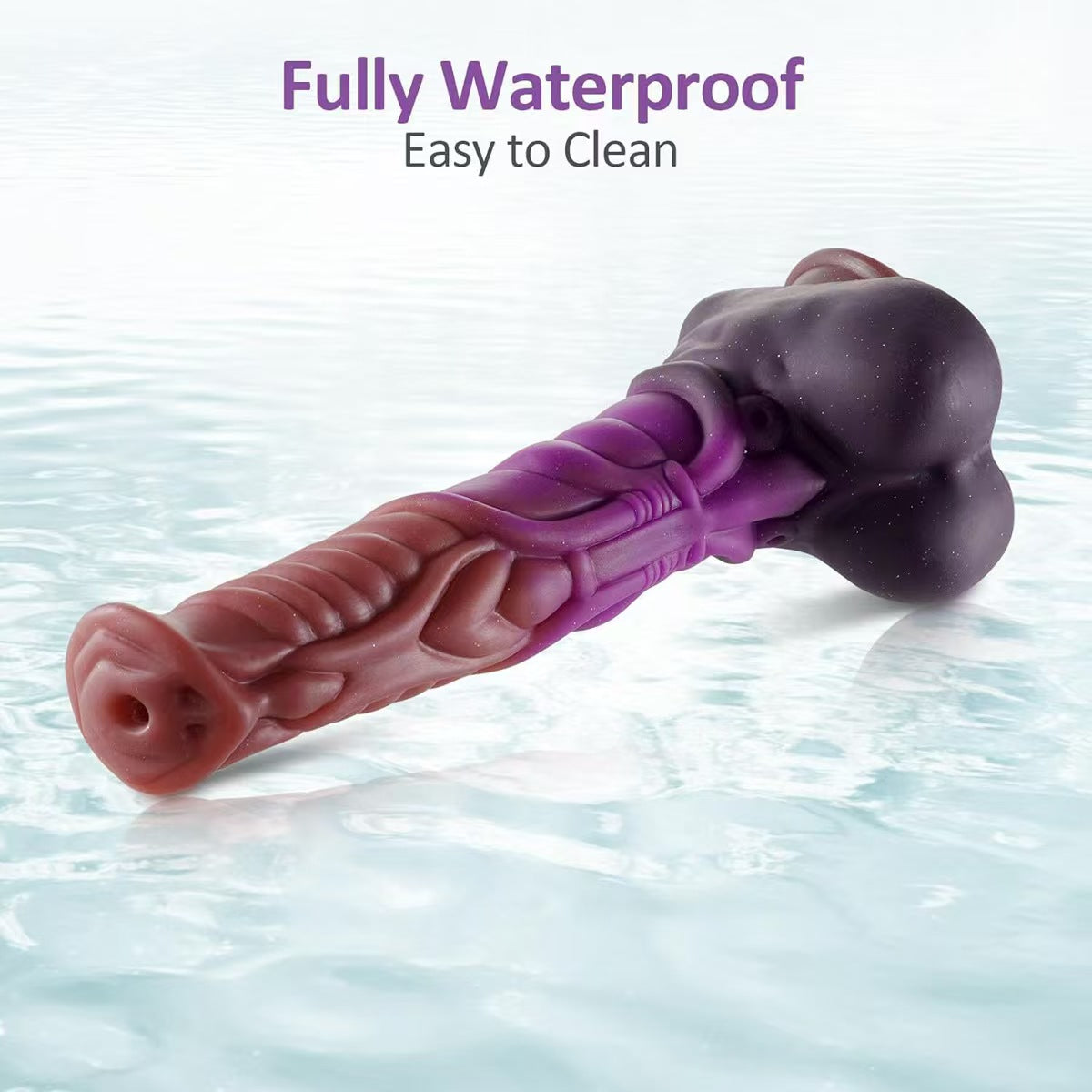 24cm Zachte Kleurrijke Fantasy Horse Dildo