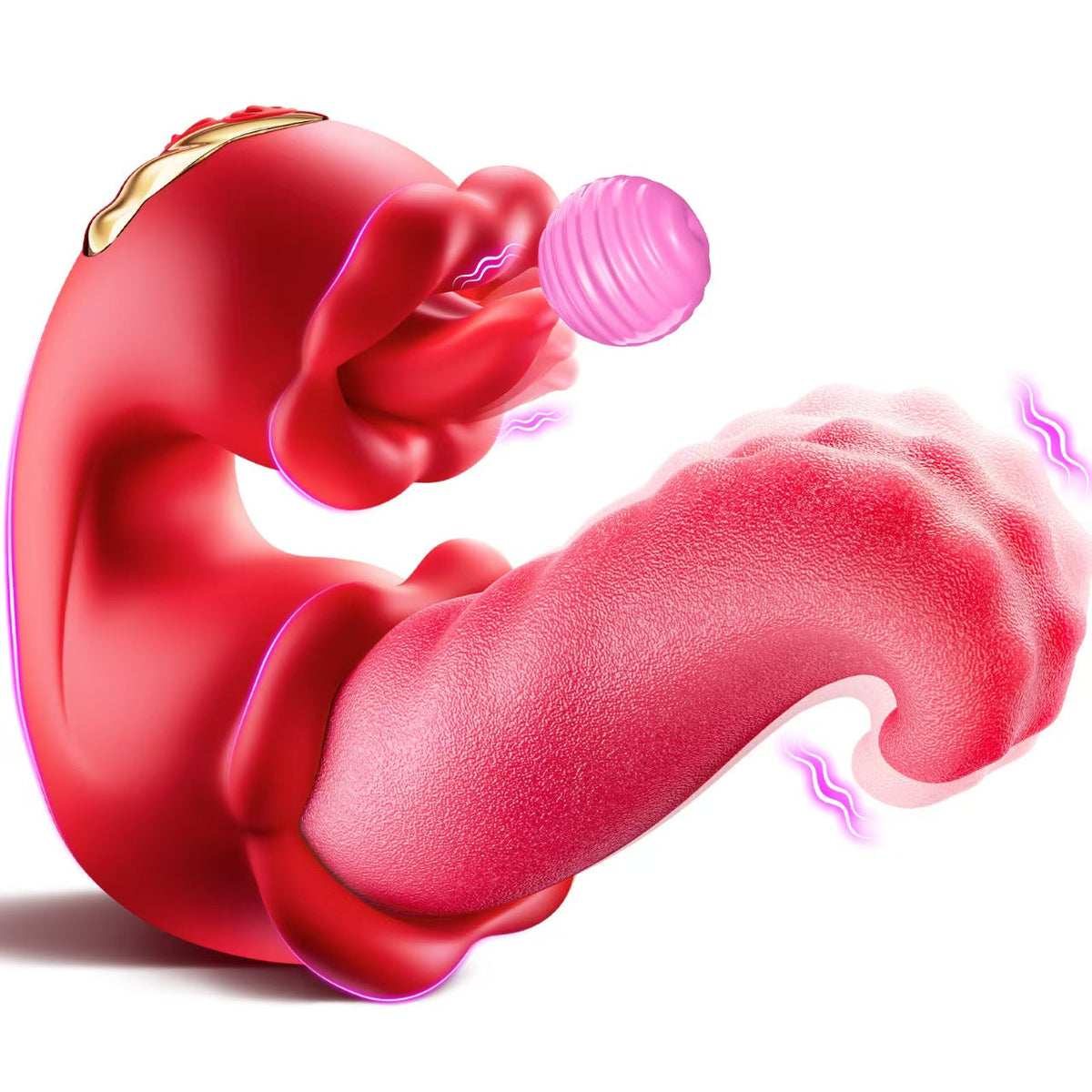 Tongue Clitoris Vibrator Licking Stimulator Woman