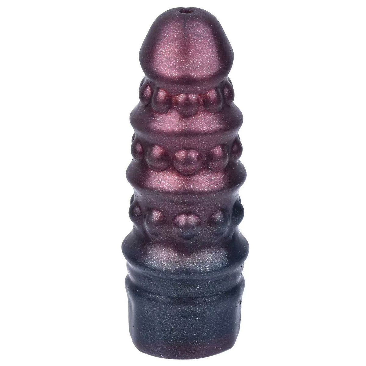 Realistic Ribbed Silicone Penis Sleeve 15cm