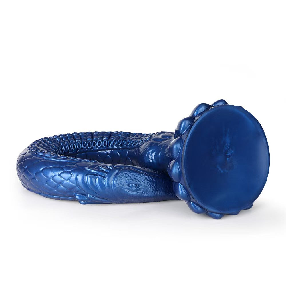 Blauwe Alien Tenticle Dildo 91 cm Lang