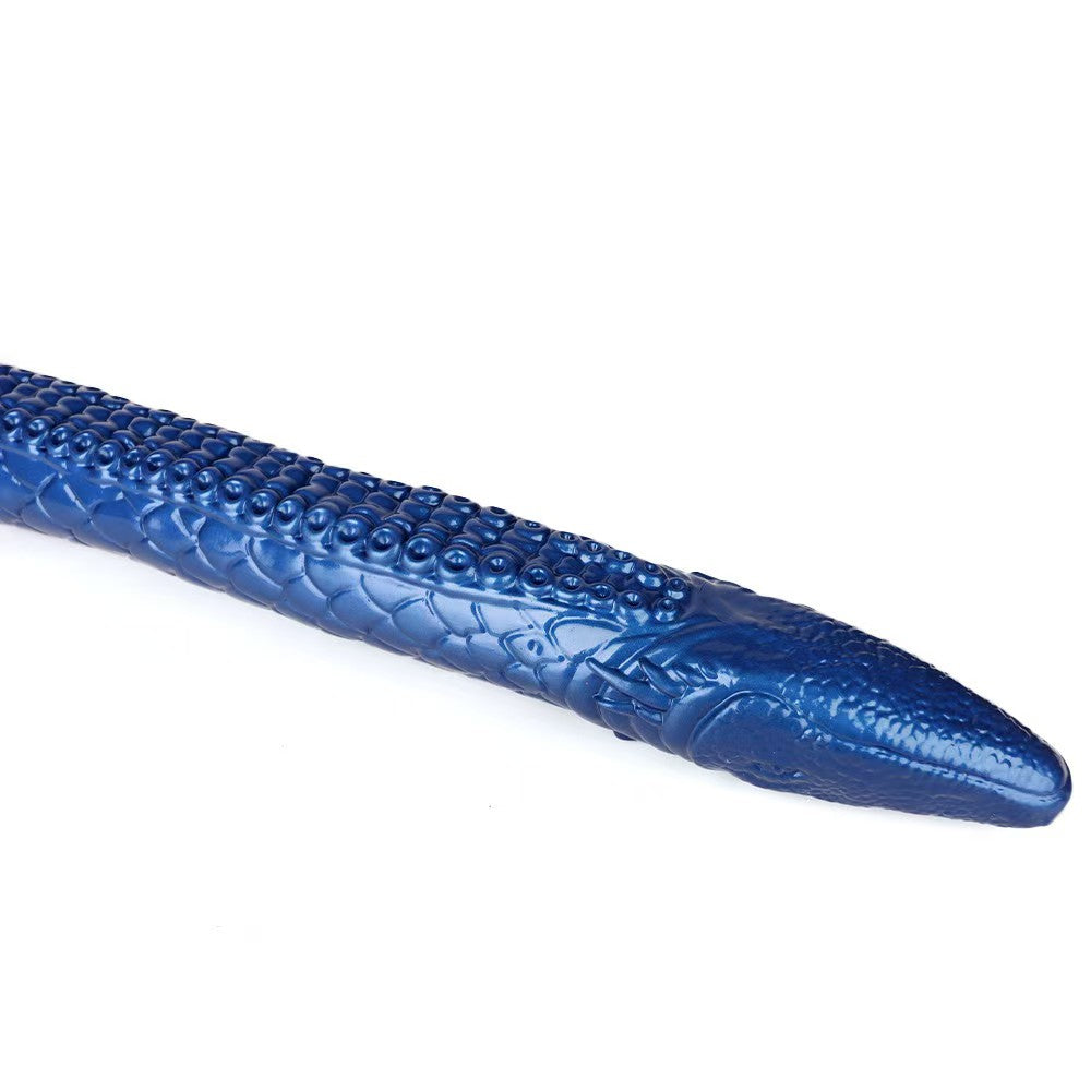 Blauwe Alien Tenticle Dildo 91 cm Lang