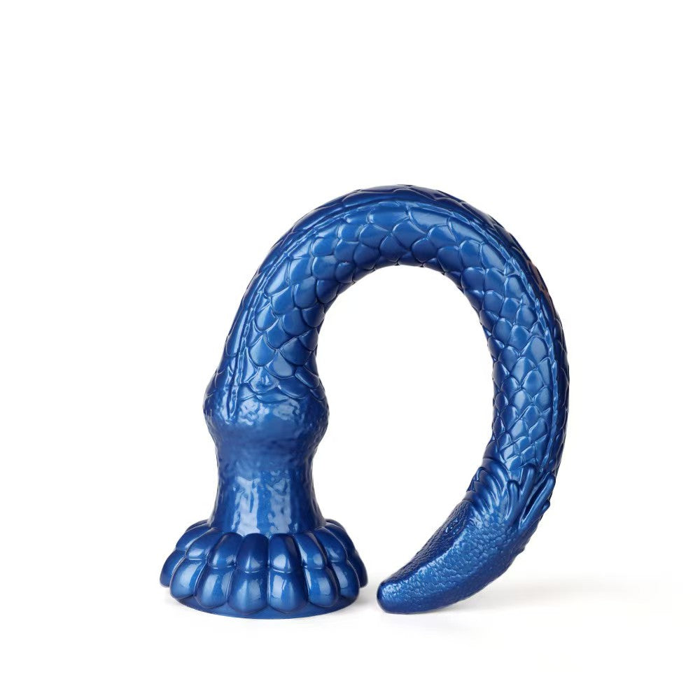 Blauwe Alien Tenticle Dildo 91 cm Lang