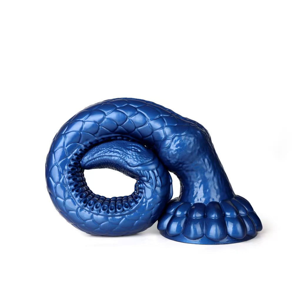 Blauwe Alien Tenticle Dildo 91 cm Lang
