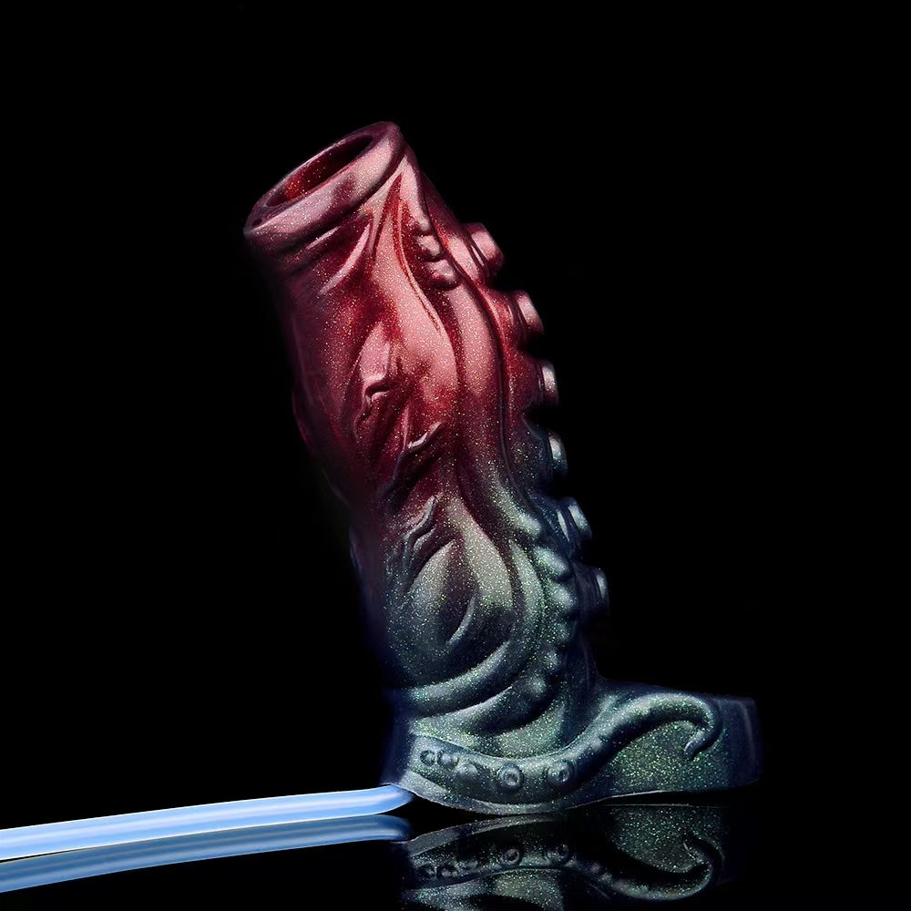Fantasy Tenticle Textuur Squirting Penis Sleeve