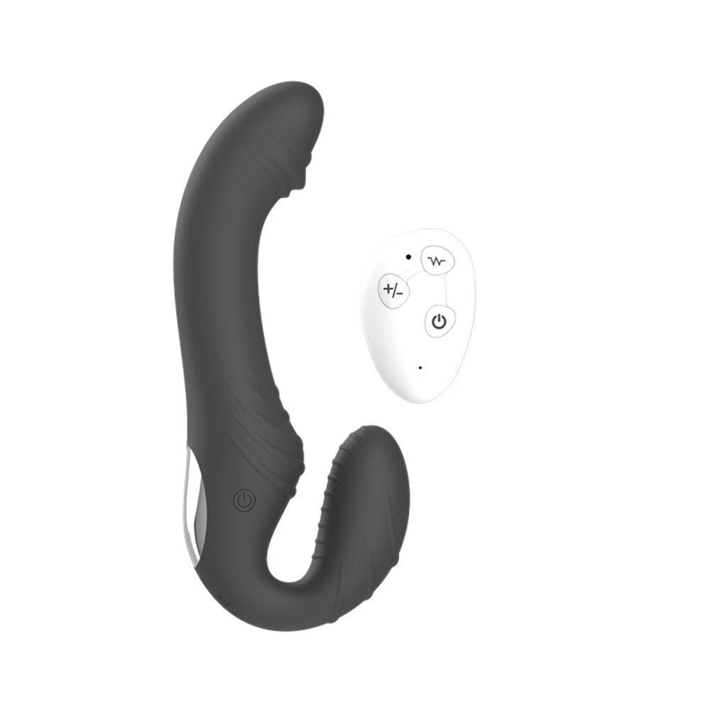 Muntgroen Vibrerende Strapless Strapon Met Afstandsbediening
