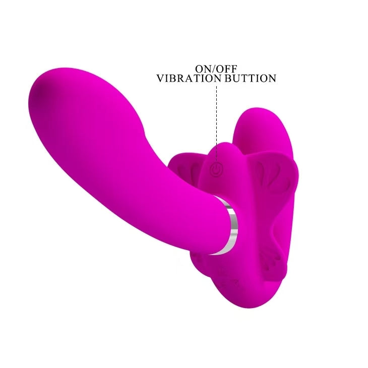 Zachte Strapless Dildo Met Dubbele Stimulatie