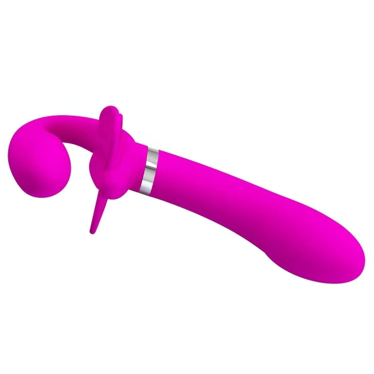 Zachte Strapless Dildo Met Dubbele Stimulatie
