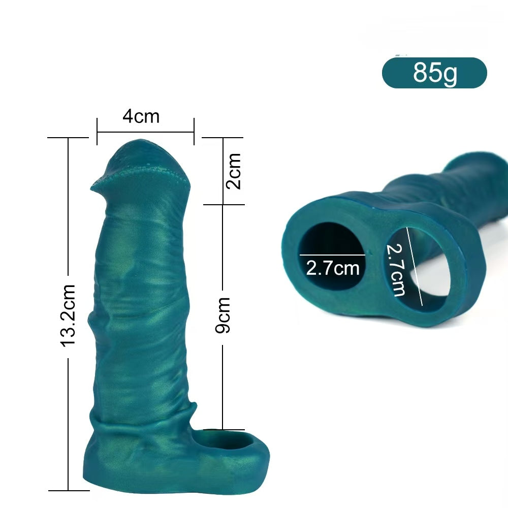 Fantasy Horse Penisextension 18 cm Met Ribbels