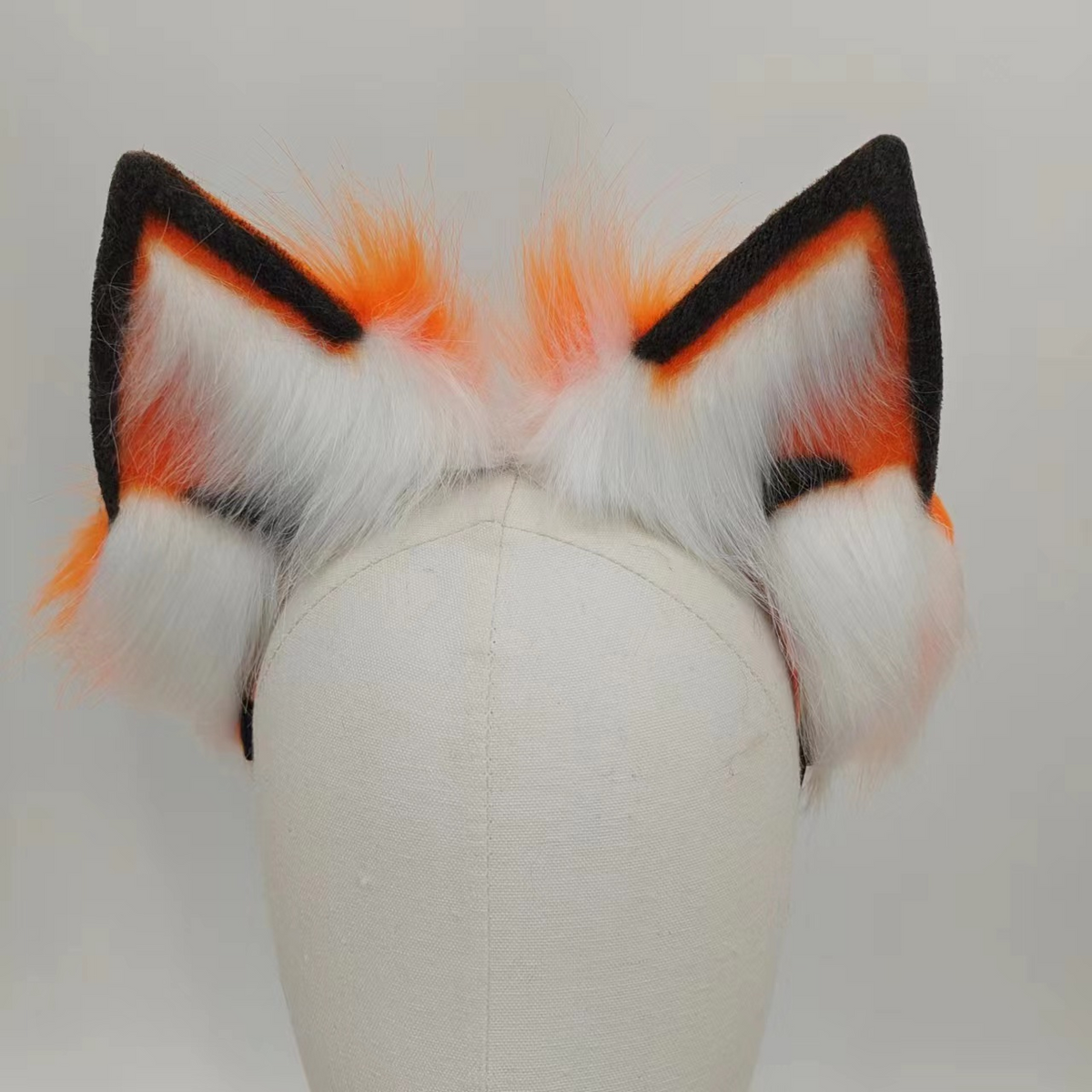 Oranje Buttplug Met Staart Van Echt Vossenbont