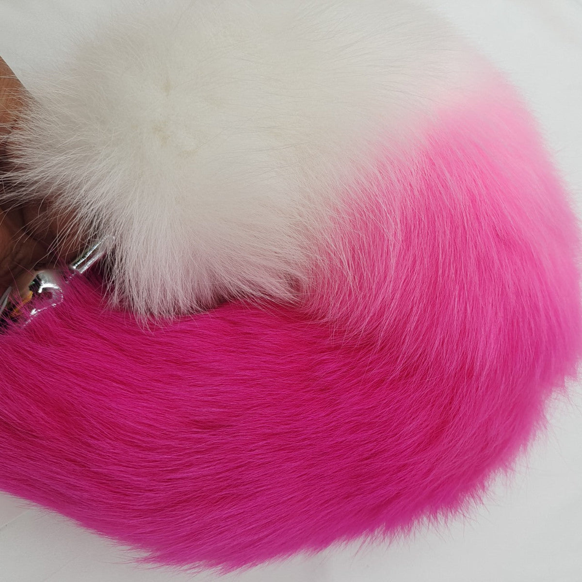 Pink Fox Tail Plug Van Echt Bont