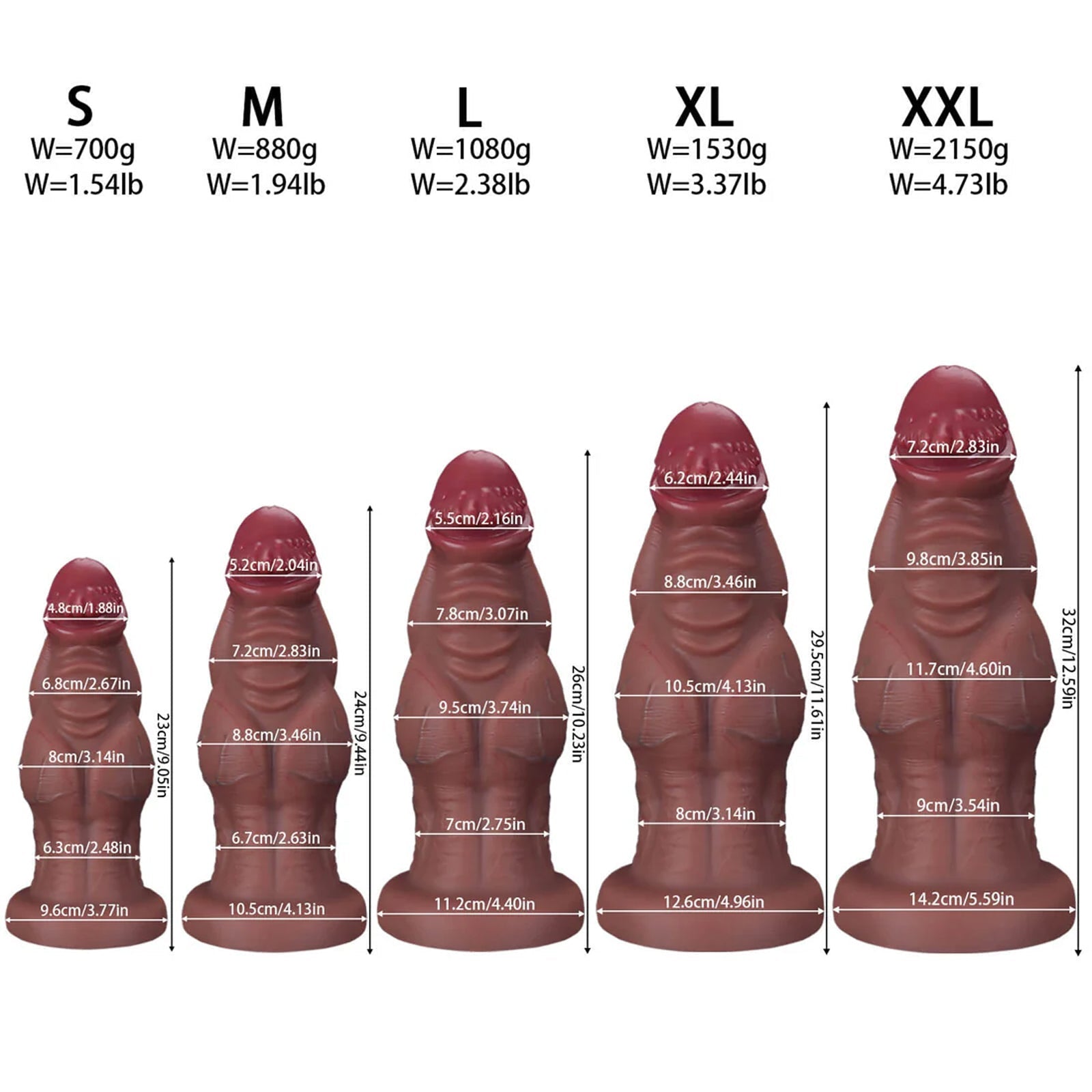 Ultra Realistische Monster Knot Dildo Buttplug