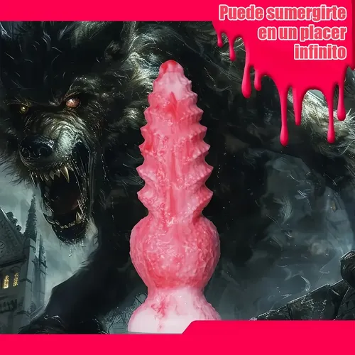 13cm Roze Dog Knot Kleine Dildo