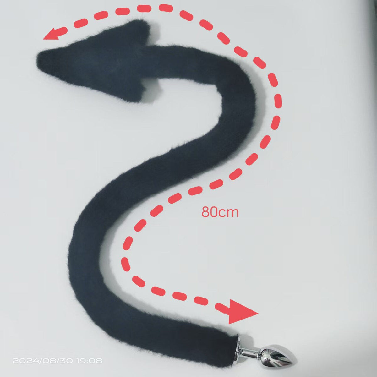 80cm Devil Tail Anal Plug Voor BDSM