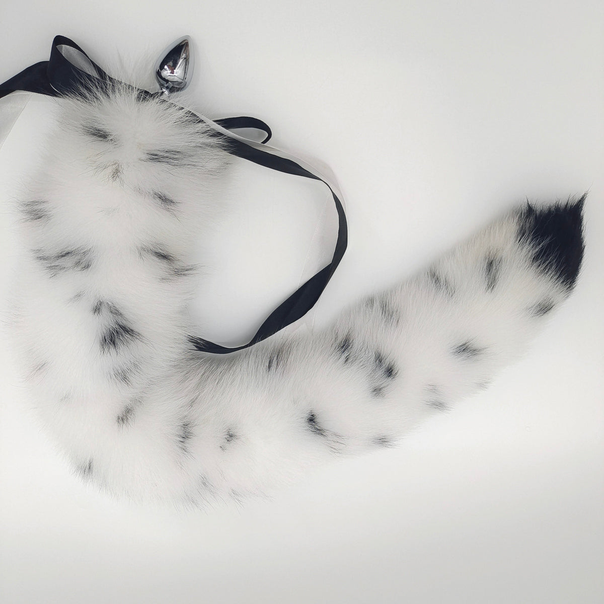 Dalmatian Anal Plug Animal Staartset Vier Maten