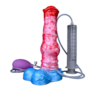 20cm Opblaasbare Horse Knot Squirtingdildo