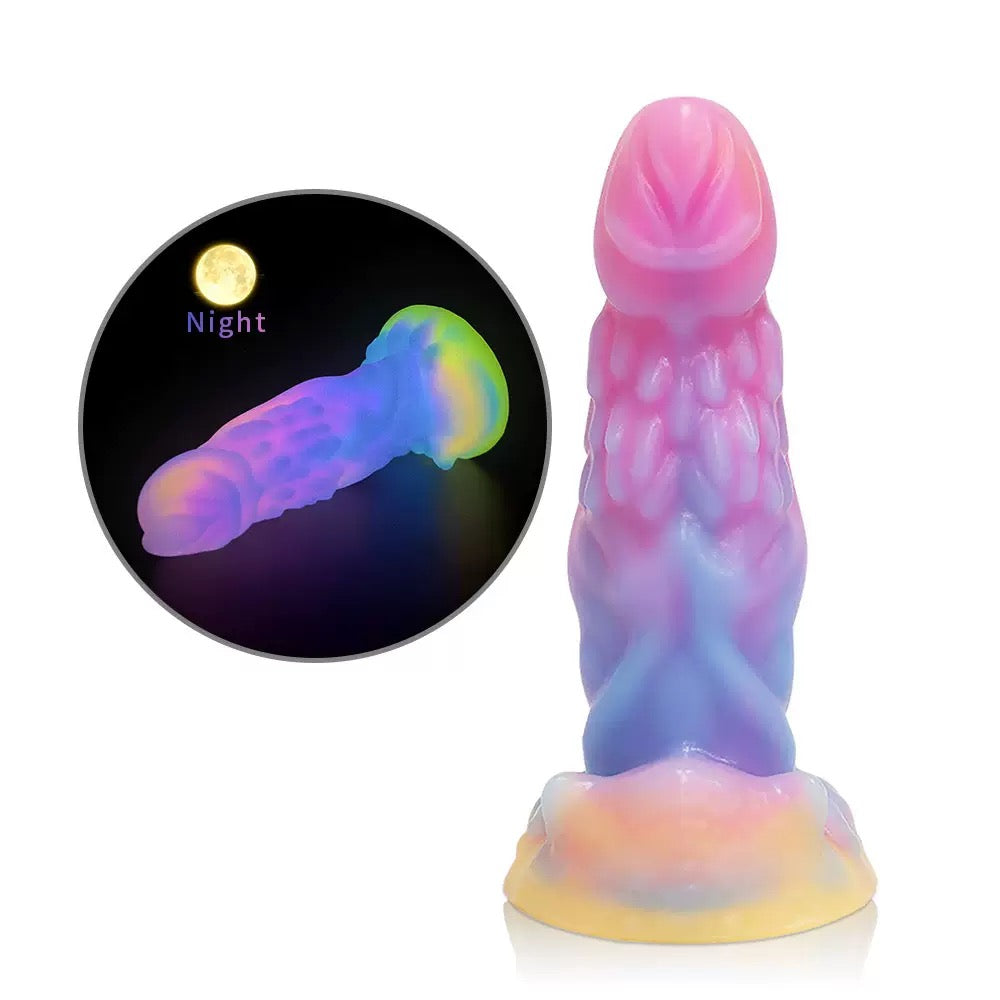 12cm Roze Blauwe Monster Dildo Met Zuignap