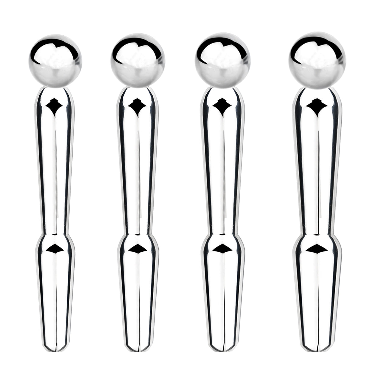 RVS Sperm Stopper Met Kogelkop En Urinegat
