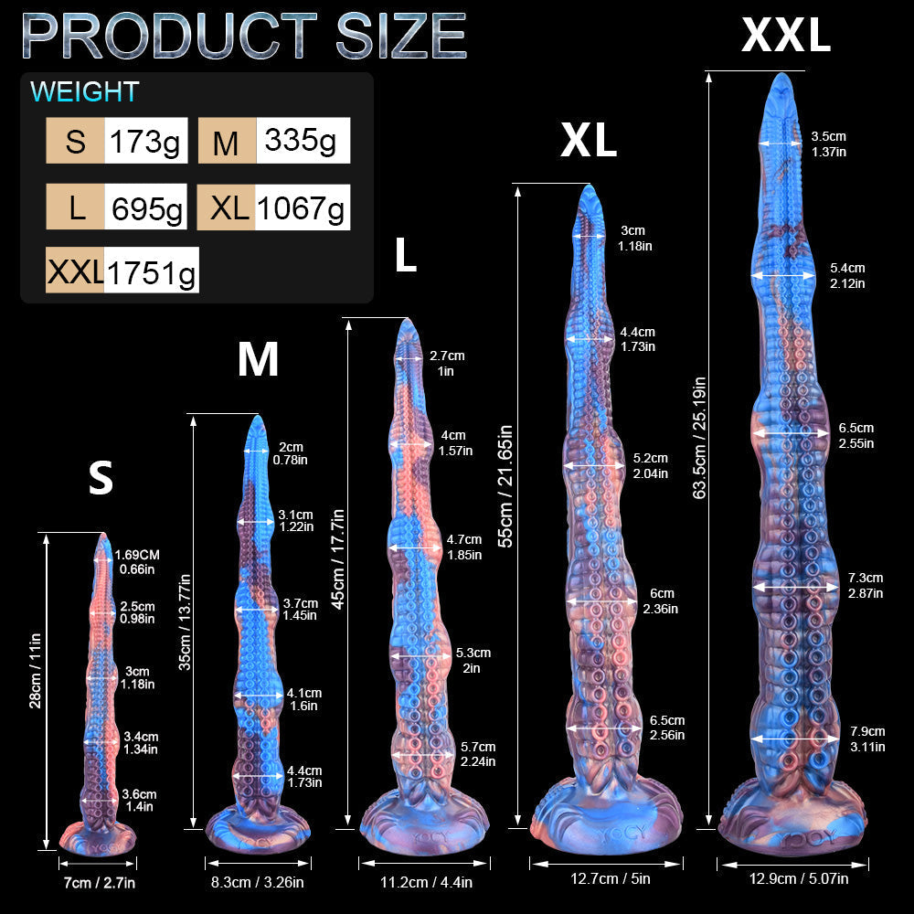 Lange Dildo Diepzee Monster Tenticle