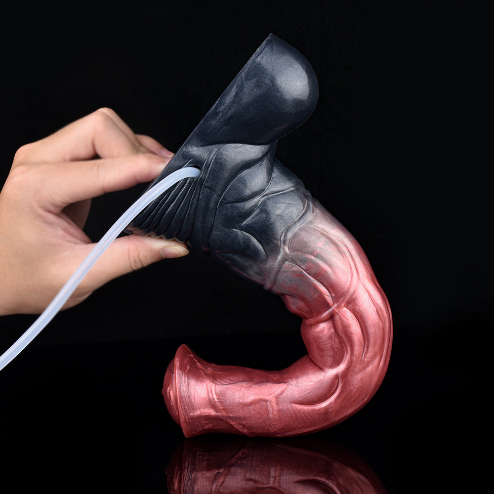 25cm Paarden Ejaculating Dildo Van Siliconen