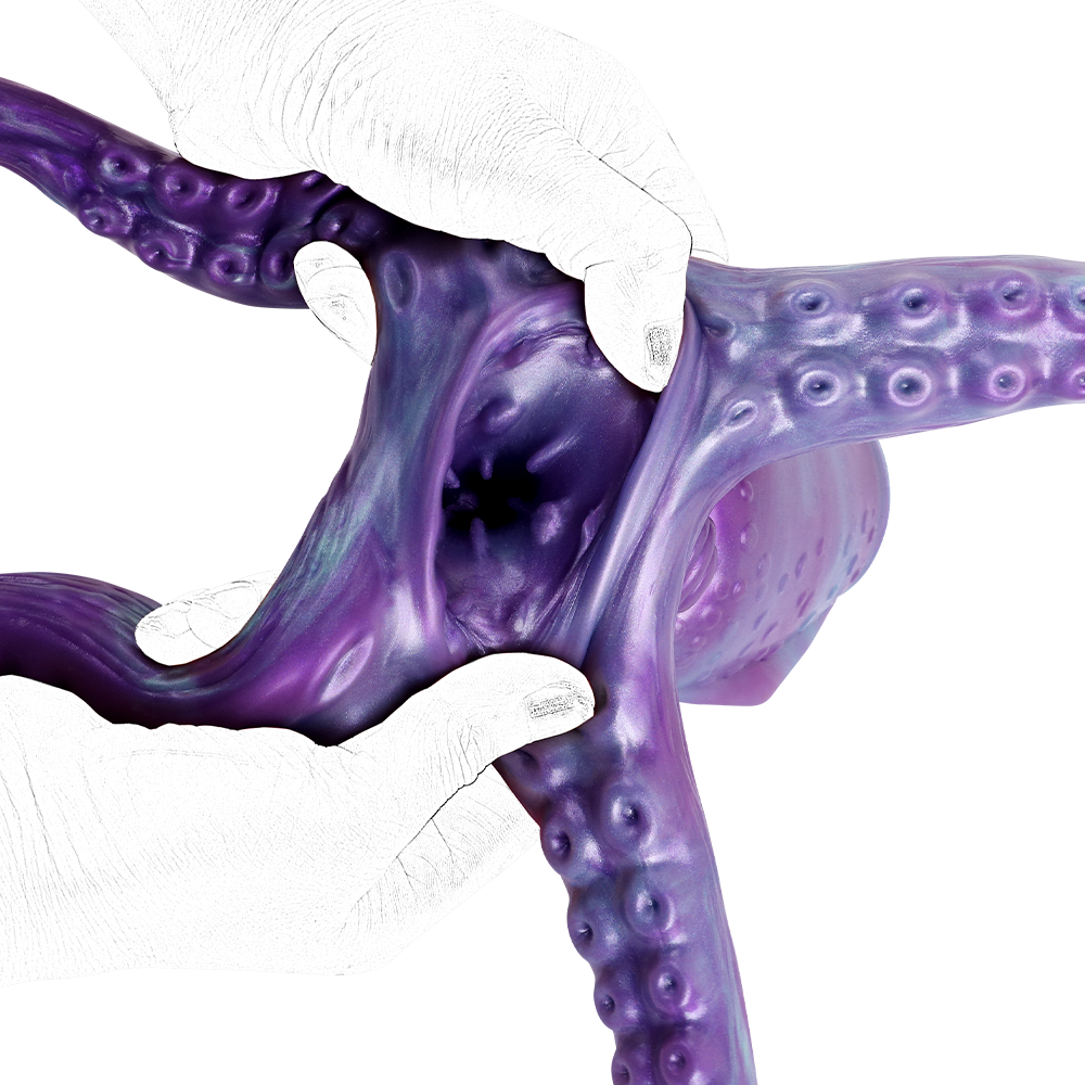 Purple Octopus Alien Male Masturbator Fleshlight