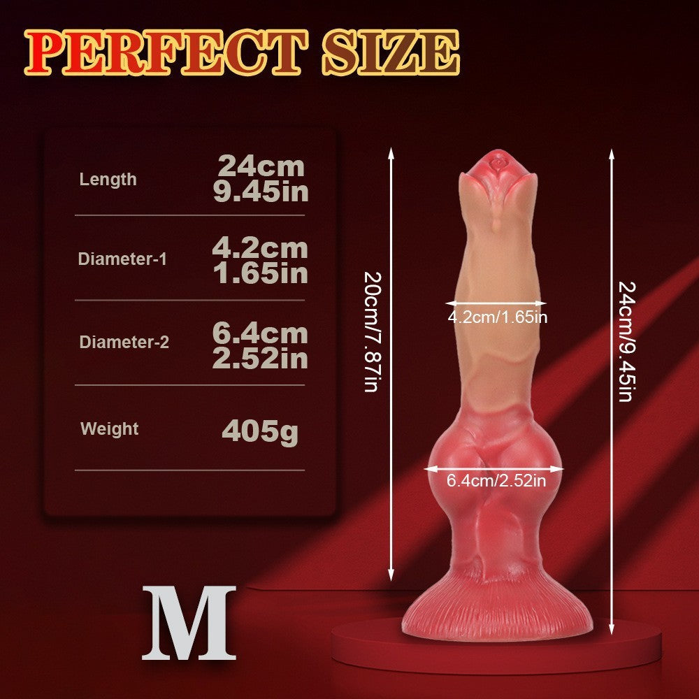 Knot Dog Dildo Fantasy 33cm Grote Uitvoering